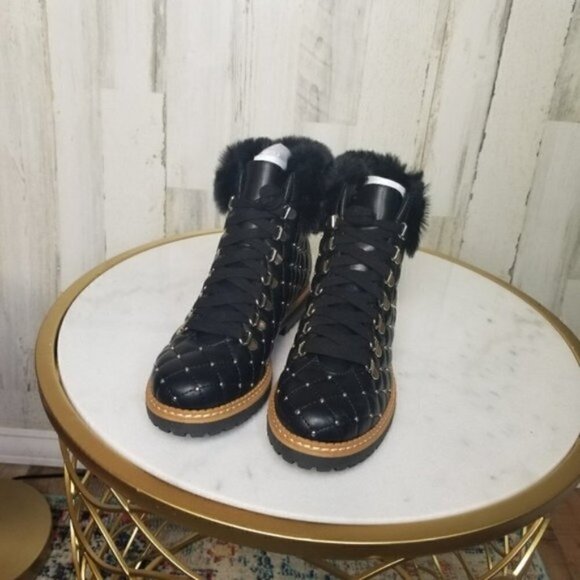 INC International Concepts Women's Pravale Lace-Up Lug Sole Hiker Bling … - Picture 5 of 6